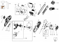 DEWALT DCM575 CHAINSAW TYPE 3 SPARE PARTS