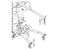 Draper EC1001 02610 Tonne Folding Hydraulic Engine Crane Spare Parts