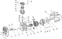 Draper DA0/1850 03320 Oil Free Air Compressor Spare Parts