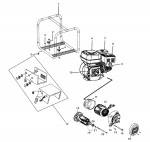 Draper PG25OF 09697 petrol generator Spare Parts
