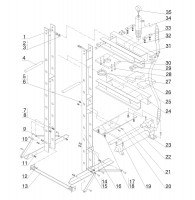 Draper HFP/10B 10583 tonne hydraulic bench press Spare Parts