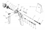 Draper GSG7-500EX 10869 HVLP water based paint gun Spare Parts