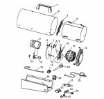 Draper PSH50 17681 Propane Space Heater Spare Parts