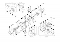 Draper CH5000B 26178 3 tonne chain hoist Spare Parts