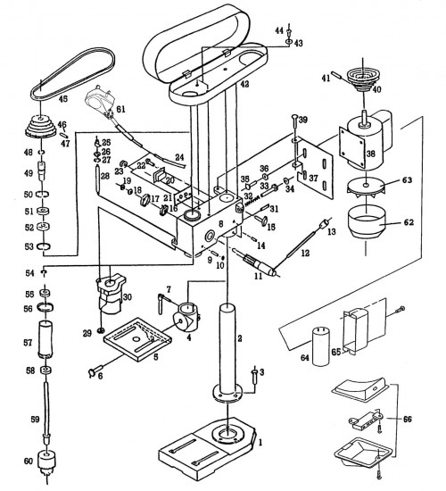 Draper cheap pillar drill