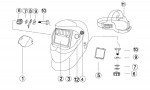 Draper WSP686 34347 auto-varioshade welding helmet Spare Parts