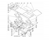 Draper MCL3 37188 450kg pneumatic motorcycle Lift Spare Parts