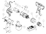 Draper CHD96V 54441 9.6V CORDLESS COMBI HAMMER DRILL Spare Parts