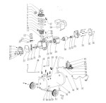 Draper DA25/207/BK 54915 230V 24L Air Compressor Spare Parts