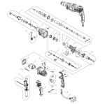 Draper SDSHD1050D 56382 SDS+ROTARY HAMMER DRILL Spare Parts