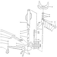 Draper TJ600TV 56731 Vertical Transmission Jack Spare Parts