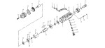 Draper SFSAD 65139 3/8\" Straight Air Drill Spare Parts