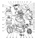 Draper VC1300 66778 1300W Vacuum Cleaner Spare Parts