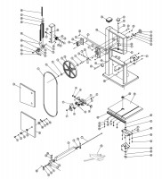 Draper BS250A 76236 250mm Bandsaw Spare Parts