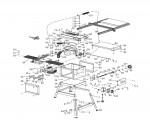 Draper CTS200 82385 200mm 230V Cast Table Saw and Accessories Spare Parts