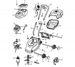 Draper LM24 89360 Cordless Lawn Mower Spare Parts