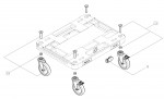 Festool 10263245 Sys-Rb Roll Board Trolley Bottom Generation 3 Spare Parts