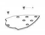 Festool 488036 Flat Sanding Pad Ssh - Stf - V93L / 6 Spare Parts