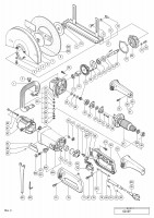 HITACHI PORTABLE CUT-OFF MACHINE CC 12Y SPARE PARTS