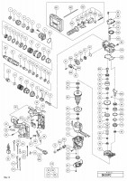 HITACHI ROTARY HAMMER DH 28PC SPARE PARTS