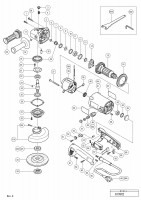 HITACHI DISC GRINDER G 13SC2 SPARE PARTS