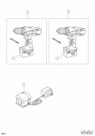 HITACHI CORDLESS COMBO KIT KC 14DVC SPARE PARTS