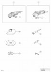 HITACHI DISC GRINDER COMBO KIT KG 23SA SPARE PARTS