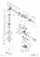 HITACHI DISC GRINDER PDA-100D SPARE PARTS