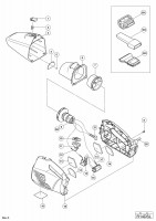 HITACHI CORDLESS CLEANER R 14DSL SPARE PARTS