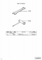 HITACHI ONE-MAN POWER AUGER TIA-350PFS (FOR USA) SPARE PARTS