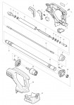 Makita BVR350 Cordless 18v Vibrating Poker Spare Parts