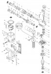 Makita HR1820 Rotary Hammer 110v & 240v Spare Parts