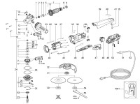 METABO 00259380 W 8-115 GB 800w 115mm Angle Grinder 230V Spare Parts