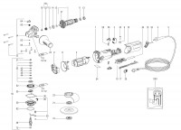 METABO 00371000 W 9-115 QUICK EU 900w 115mm Angle Grinder 230V Spare Parts