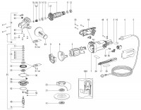 METABO 00380000 WP 9-115 QUICK EU 900w 115mm Angle Grinder 230V Spare Parts