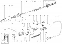 METABO 00617000 GEP 710 PLUS Die Grinder 710w EU 230V Spare Parts