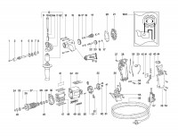 METABO 00626001 B E 622 S R+L EU 620w Rotary Drill 230V Spare Parts