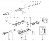 METABO 00638001 GA 18 Cordless 18v Die Grinder LTX Spare Parts