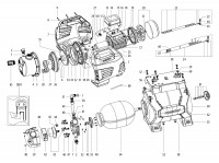 Metabo Domestic Waterworks 1100w 4000L/h 00973000 HWW 4500/25 INOX PLUS EU 230V Spare Parts