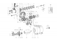 Metabo Domestic Waterworks 1300w 6000L/h 00976000 HWW 6000/50 INOX EU 230V Spare Parts