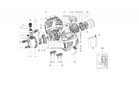 Metabo Automatic Domestic Water System 1100w 3500L/h 00978000 HWA 3500 INOX EU 230V Spare Parts