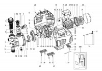 Metabo Automatic Domestic Water System 1300w 4500L/h 00979000 HWAI 4500 INOX EU 230V Spare Parts