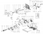 Metabo Circular Saw 01204180 KSE 55 VARIO PLUS CH 230V Spare Parts