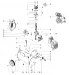 Metabo Corded Air Compressor 01532000 BASIC 250-24 W OF EU 230V Spare Parts