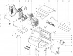 Metabo Corded Air Compressor 01544000 POWER 250-10 W OF EU 230V Spare Parts