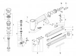 Metabo Corldess Air Staple Gun/Nailer 01564000 DKG 80/16 Spare Parts