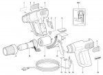 Metabo Corded Hot Air Gun 02305000 HE 2300 CONTROL EU 230V Spare Parts