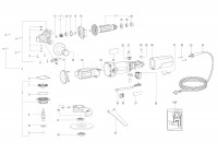 Metabo Angle Grinder 1100w 115mm 03613000 W 1100-115 EU 230V Spare Parts