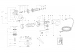 Metabo Angle Grinder 1100w 125mm 03614310 W 1100-125 CN 220V Spare Parts
