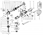 METABO 06111420 W 6-115 US 115mm Angle Grinder 120V Spare Parts